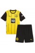 Fotbalové Dres Borussia Dortmund Jamie Bynoe-Gittens #43 Dětské Domácí Oblečení 2024-25 Krátký Rukáv (+ trenýrky)